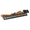 DKKY SCX24 Lights Roof Light Bar for AXIAL SCX24 Bronco C10 JLU Gladiator Deadbolt 1/24 RC Crawler Upgrades Parts, 14 Beads + 8 Lighting Modes view 1