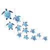 12 Pieces Sea Turtle Wall Decals Stickers Wall Decals Vinyl Stickers Underwater Ocean Waterproof Removable Decoration Kids Sea Life for Bedroom Toilet Nursery Birthday Gifts (1079) view 1