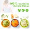 4pcs Silicone Baby Spoons Self Feeding 6+ Months, BPA Free Baby Led Weaning Spoons Training Spoon Toddler Self Feeding Utensils for 6-12 Months Babies (Matcha Green) view 4