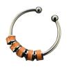 cdar Open Ring Adjustable Fine Workmanship Anxiety Relief with Enamel Bead Opening Decoration Accessory Unisex Stacking Spinning Ring,Suitable for Dressing Alone, Party and Valentine's Day Gift view 3