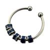 cdar Open Ring Adjustable Fine Workmanship Anxiety Relief with Enamel Bead Opening Decoration Accessory Unisex Stacking Spinning Ring,Suitable for Dressing Alone, Party and Valentine's Day Gift view 4