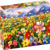 1000 Pieces Jigsaw Puzzle for Adults  Matte Finish, Soft Touch, Easy to Assemble, Tight Fit, Vivid Colors, Missing Pieces Service  Painting of Multicolor Wild Flowers Field  by ENJOY Puzzle view 1