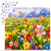 1000 Pieces Jigsaw Puzzle for Adults  Matte Finish, Soft Touch, Easy to Assemble, Tight Fit, Vivid Colors, Missing Pieces Service  Painting of Multicolor Wild Flowers Field  by ENJOY Puzzle view 3