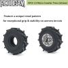 RCHUBAM 4PCS 1.0" Micro Crawler Tires Rubber Mud Tires for 1/18 TRX4M 1/24 Axial SCX24 90081 AXI00001 AXI00002 AXI00005 AXI00006 RC Crawler Car (62mm) view 4