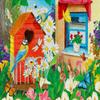 1000 Pieces Jigsaw Puzzle for Adults  Matte Finish, Soft Touch, Easy to Assemble, Tight Fit, Vivid Colors, Missing Pieces Service  Flower Garden with Bird House and Bunnies  by ENJOY Puzzle view 2