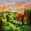 1000 Pieces Jigsaw Puzzle for Adults  Matte Finish, Soft Touch, Easy to Assemble, Tight Fit, Vivid Colors, Missing Pieces Service  Forest Sunset Landscape with Rustic Cottage by ENJOY Puzzle view 4
