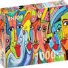 1000 Pieces Jigsaw Puzzle for Adults  Matte Finish, Soft Touch, Easy to Assemble, Tight Fit, Vivid Colors, Missing Pieces Service  Funny People Portraits and Faces of Life  by ENJOY Puzzle view 1