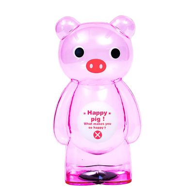 Cartoon Bear Piggy Bank, Clear Bear Piggy Bank for Adults Kids, Kids Coin Bank, Money Jar Saving Bank, Cash Can Plastic Coin Bank Money Saving Box for Boys Girls Kids, Gifts for Birthday Christmas