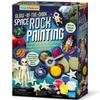 4M | Glow-in-The-Dark Space Rock Painting Kit for Kids - Galaxy Crafts with Alien Figure & Glow Paint | Garden Art Activity Kit view 1