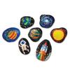 4M | Glow-in-The-Dark Space Rock Painting Kit for Kids - Galaxy Crafts with Alien Figure & Glow Paint | Garden Art Activity Kit view 3