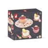Janod Twist My First Tea Set - 16 Piece Wood and Felt Beginner Play Food Set - Includes Everything for Teatime - Pretend Play Set - Ages 2 - 5 Years - J06631 view 2
