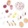 Janod Twist My First Tea Set - 16 Piece Wood and Felt Beginner Play Food Set - Includes Everything for Teatime - Pretend Play Set - Ages 2 - 5 Years - J06631 view 4