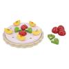 JANOD J06628 J06628 FSC Twist Fruit Pie - 15 Wooden Accessories - Diameter 19 cm - Suitable for Ages 2 and Above, Multicoloured, Medium view 4