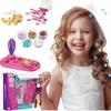 Bling Hair Gem Stamper Kit for Girls, Easy Hair Bedazzler with Reusable Colorful Gems, Safe Hair Styling Tool Toy for Kids Age 6+ Gifts view 1