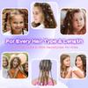 Bling Hair Gem Stamper Kit for Girls, Easy Hair Bedazzler with Reusable Colorful Gems, Safe Hair Styling Tool Toy for Kids Age 6+ Gifts view 4