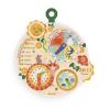 JANOD - FSC Wooden Wheel of Time - Children's Educational Calendar - Educational Game - FSC Wooden Toy - From 3 Years, J09623 view 1