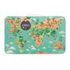 Janod World Map-50 Dinosaur Magnets + 1 Board + 1 Model Poster-Childrens Educational Game-7 Years +, J05836, Multicolor view 1