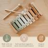 Brooklyn Neutral Xylophone, Montessori Musical Toy for Toddlers and Young Kids with a Modern Boho Aesthetic, Perfect in a Nursery, Playroom or as a Gender Neutral Baby and Birthday Gift view 2