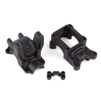 Team Associated RC10B74.2 FT Rear Gearbox, Carbon, ASC92327