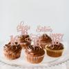 Rsstarxi 30 Pack Sweet 16th Birthday Cupcake Toppers Sweet 16 Party Decorations Rose Gold Sixteen Cheers to 16 Sweet 16 Cake Decorations for 16th Birthday Anniversary Party Supplies view 4