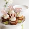 Rsstarxi30 Pack Happy 90th Birthday Cupcake Toppers Rose Gold Glitter Ninety Cheers to 90 Years Old Cupcake Picks for Anniversary Party Cake Decorations view 3