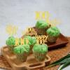 Rsstarxi 30 Pack Happy 100th Birthday Cupcake Toppers Gold Glitter One Hundred Cheers to 100 Years Old Cupcake Picks for 100th Birthday Anniversary Party Cake Decorations view 3