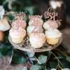 Rsstarxi 30 Pack 21st Birthday Cupcake Toppers Rose Gold Glitter Twenty One Legal Cupcake Picks Cheers to 21 Years Old Cake Decorations for 21st Birthday Anniversary Party Supplies view 3