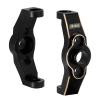 INJORA Black Brass Caster Blocks C-Hubs 4g Front Counterweight for 1/18 RC Crawler TRX4M Upgrade Parts,2pcs view 4