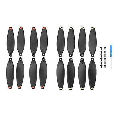 ABZEKH Drone Accessories for FIMI X8 MINI Propellers Props Drone Foldable Light Weight Wing Fans Blade Drone Replacement Accessory 4 Pairs (Color : Golden Orange)