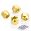 AXSPEED RC 5mm Brass Wheel Hub Extenders Heavy Duty Hex Adaptor for 1:18 TRX4-M TRX4M Crawler Car view 3