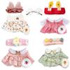 LALAFANFAN Duck Plush Clothes 4 Packs, Kawaii Duck Stuffed Animal Plush Clothes / 13 Accessories (red) view 1