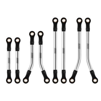 INJORA High Clearance Links Stainless Steel Link Set for TRX4M Upgrade Parts 1/18 RC Crawler Car