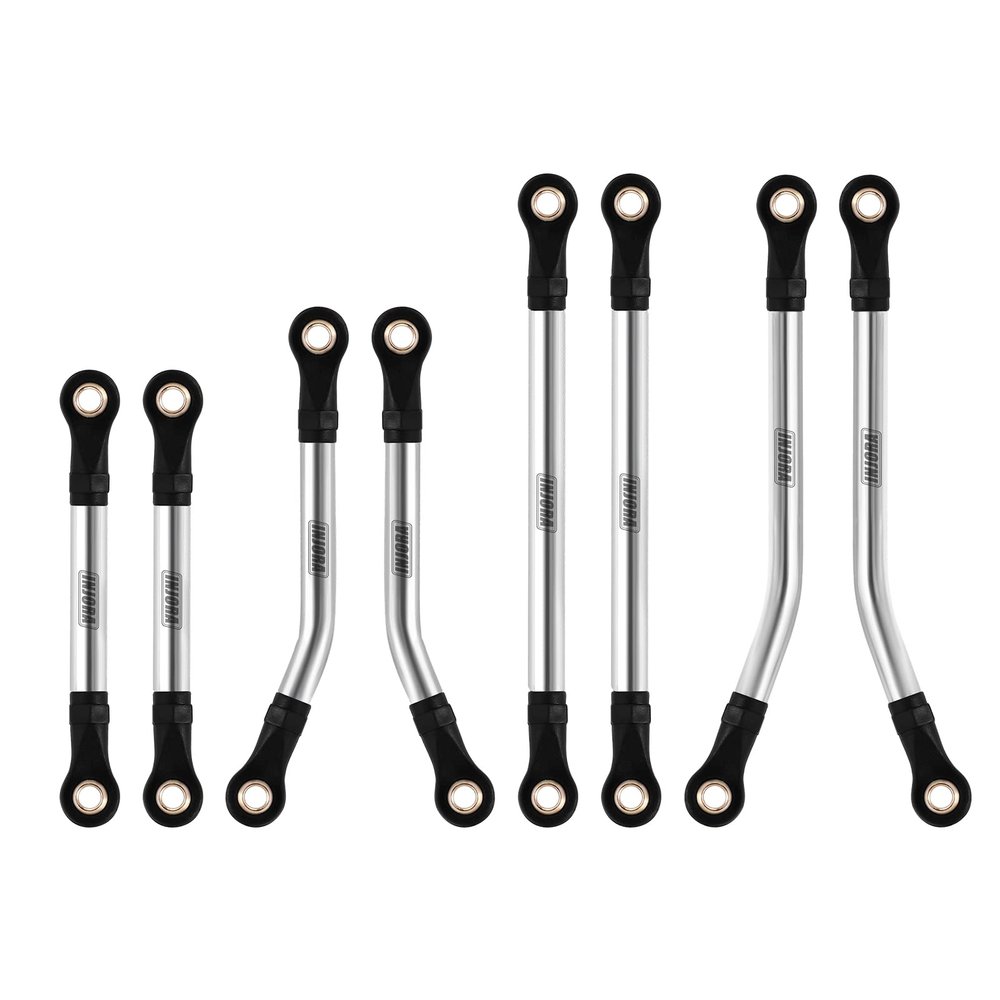 INJORA High Clearance Links Stainless Steel Link Set for TRX4M Upgrade Parts 1/18 RC Crawler Car