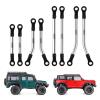 INJORA High Clearance Links Stainless Steel Link Set for TRX4M Upgrade Parts 1/18 RC Crawler Car view 2
