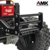 RC Front Bumper, Aluminum Alloy Bumper, RC Car Metal Front Bumper for 1/10 RC Car Crawler Chassis Gspeed LCG TRX4 SCX10 Dodge Power Wagon Cliffhanger Body Shell Accessory Parts (Black) view 3