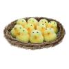 Amosfun 1set Easter Plush Chicken Toys Stuffed Chickens and Nest for Home Decoration Warm Atmosphere Creative Coop Design for Holiday Parties and Boys and Girls Playtime view 1