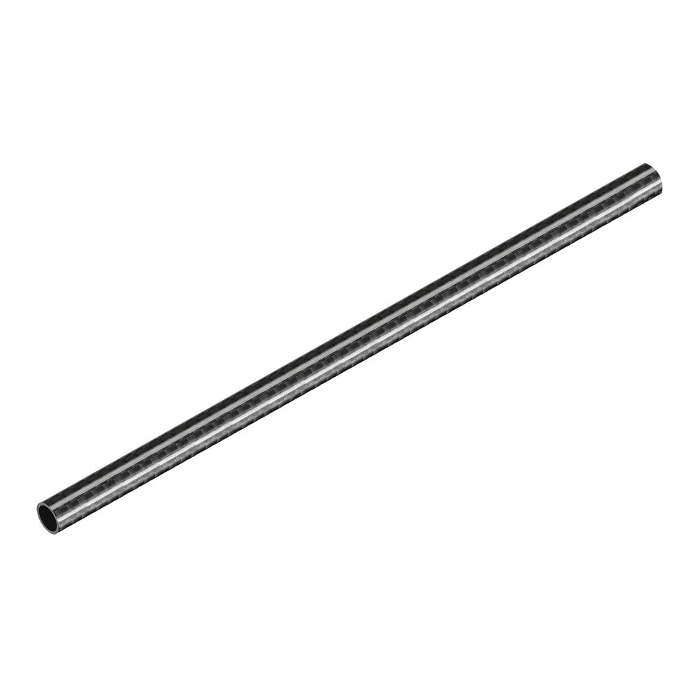 DMiotech 1 Pack 10mmx8mmx500mm Carbon Fiber Round Tubes, 3K Roll Wrapped Glossy Carbon Tube for RC Quadcopter, RC Airplane