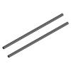 DMiotech 2 Pack 8mmx6mmx500mm Carbon Fiber Round Tubes, 3K Roll Wrapped Glossy Carbon Tube for RC Quadcopter, RC Airplane view 1