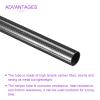 DMiotech 1 Pack 20mmx18mmx500mm Carbon Fiber Round Tubes, 3K Roll Wrapped Glossy Carbon Tube for RC Quadcopter, RC Airplane view 4