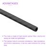 DMiotech 4 Pack 6mmx4mmx350mm Carbon Fiber Round Tubes, 3K Roll Wrapped Carbon Tube for RC Quadcopter, RC Airplane view 4