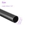 DMiotech 1 Pack 22mmx20mmx420mm Carbon Fiber Round Tubes, 3K Roll Wrapped Carbon Tube for RC Quadcopter, RC Airplane view 3