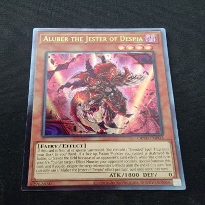 Aluber The Jester of Despia - OP20-EN003 - OTS Tournament Pack 20 - Ultimate Rare