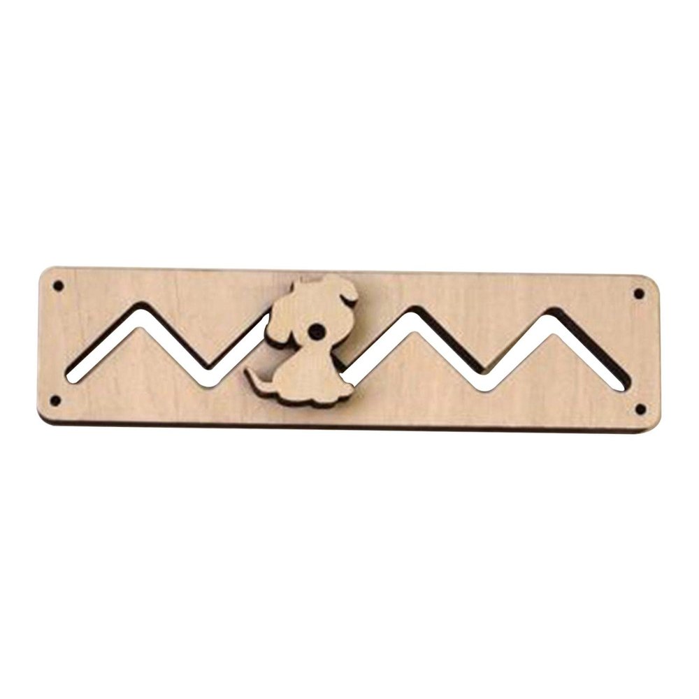 MERIGLARE Kids Busy Board DIY Accessories Material Wooden Activity Board for Children Party Favors Kids, Maze Track