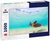 Noah Jigsaw Puzzle Endangered Hawaiian Green Sea Turtle Cruises in The Warm Waters of The Pacific Ocean in Hawaii 1000 Pieces view 1