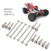 Keenso RC Car CVD Drive Shaft Kit, Metal Joint Cup Dog Bone, Upgrade Part for Beginners, Professionals, Track Racing, Home Use view 3