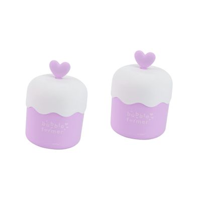 Zerodeko 2pcs Portable Facial Cleaning Bubbler Device Easy Use Foamer for Travel Lightweight Press Maker Material for Women and Daily Cleansing