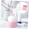 STOBAZA 1pc Shampoo Convenient Foam Pink Foamer Bubbling Bottle Maker Wash Mini Home Adorable Facial Bubble Device Beauty Tool Skin Former Milk Travel Care Foaming view 3