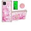 jioeuinly Blu Studio X10l Case Compatible with Blu Studio X10l Phone Case Cover [with Tempered Glass Screen Protector][Hard PC + Soft Silicone][Ring Support] [Luminous Effect] YGF-MH view 1