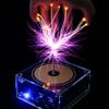 10 Cm Solid State Bluetooth Musical Tesla Coil Touchable Artificial Lightning Spark Gap Arc Generator Desktop Toy Arc Plasma Electric Power Wireless Transmission Science Teaching Experiment Model view 3