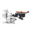 Metal Complete Transmission Cutoff Gearbox with Dig Gear for 1:10 Axial SCX10 AX10 Wraith RC Crawler Car (Silver) view 3